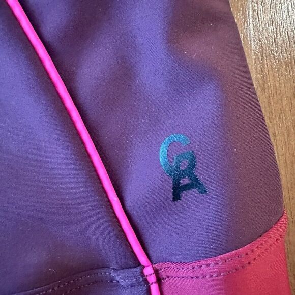 Good American Bordeaux Red Purple Electric Feel High Rise Full Length Leggings - Picture 4 of 7